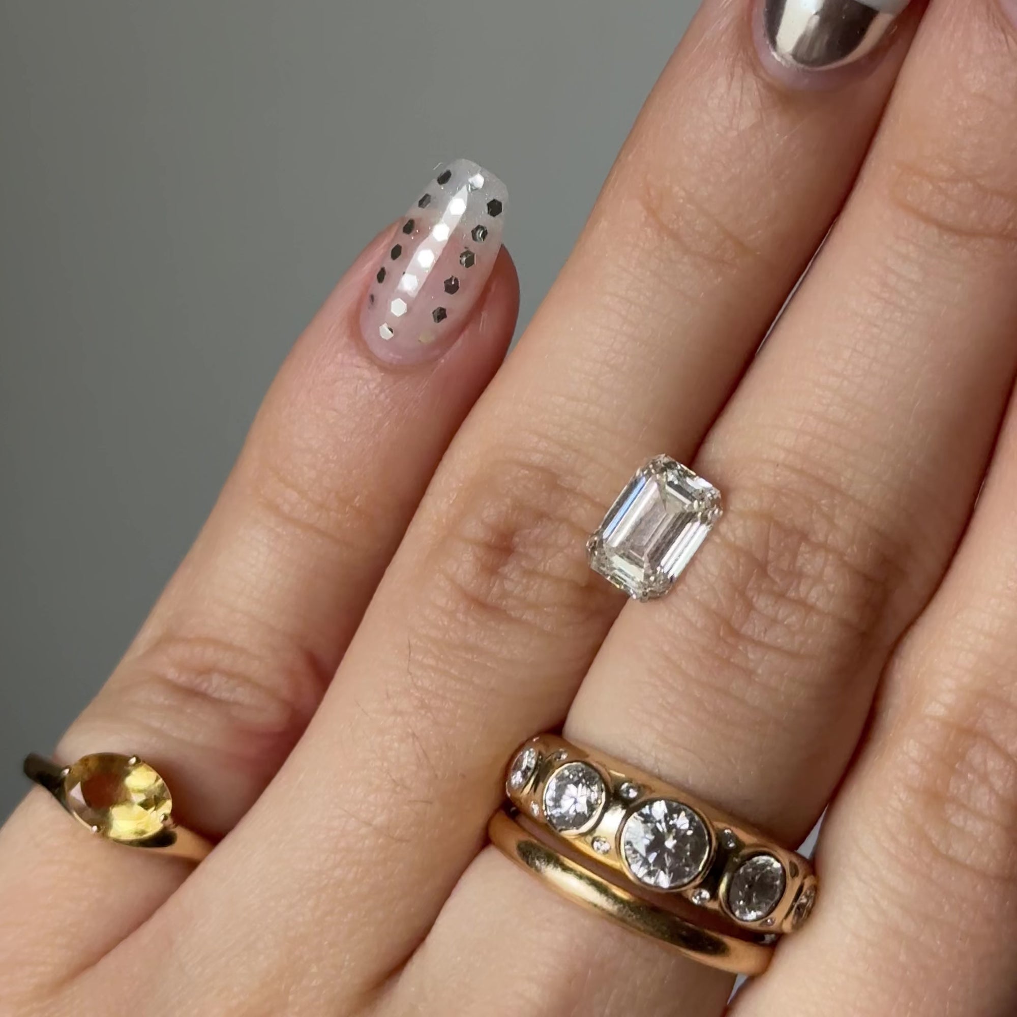 Bespoke 1.92ct H color Lab Diamond